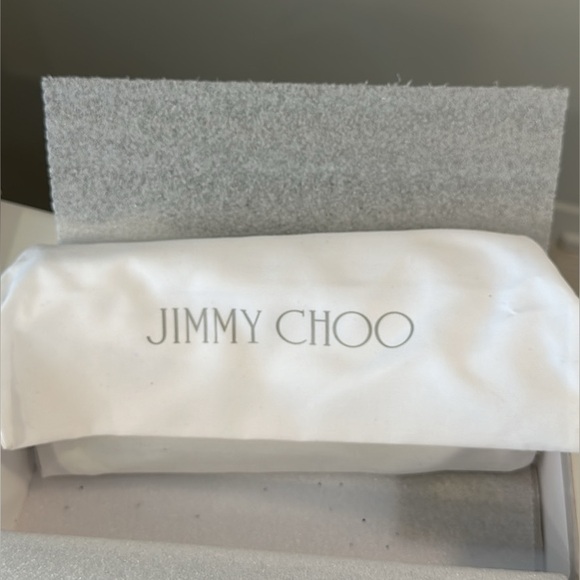 Jimmy Choo Milla Champagne Glitter Clutch - Picture 3 of 8